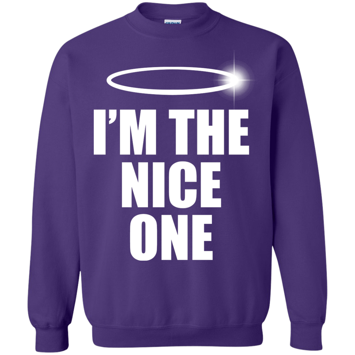 Sweatshirts Purple / Small Nice One Crewneck Sweatshirt
