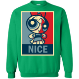 Sweatshirts Irish Green / S Nice Powerpuff Crewneck Sweatshirt