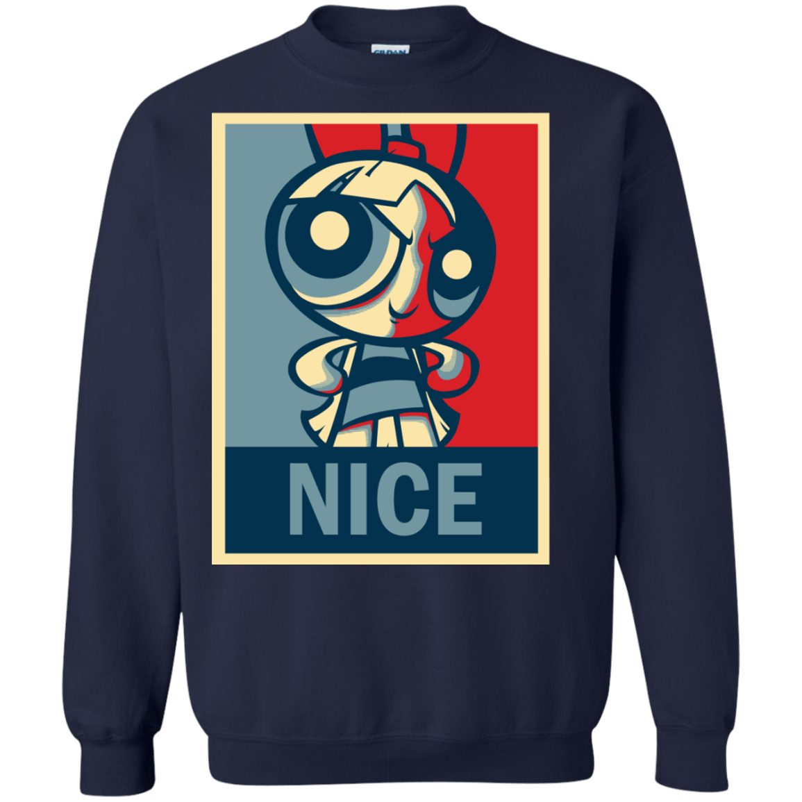 Sweatshirts Navy / S Nice Powerpuff Crewneck Sweatshirt