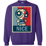 Sweatshirts Purple / S Nice Powerpuff Crewneck Sweatshirt