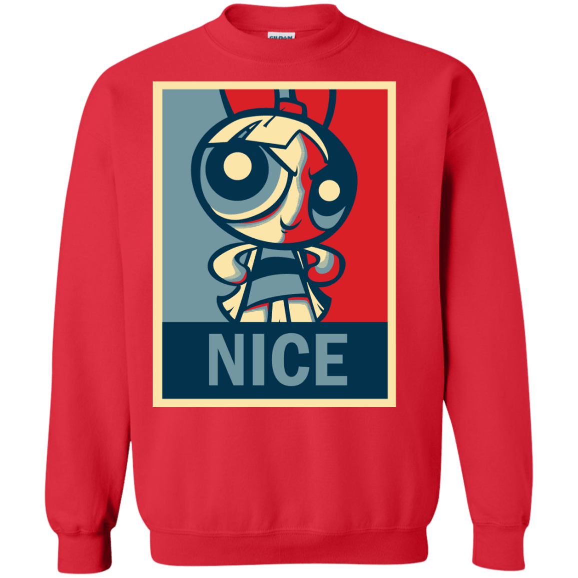 Sweatshirts Red / S Nice Powerpuff Crewneck Sweatshirt