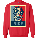 Sweatshirts Red / S Nice Powerpuff Crewneck Sweatshirt