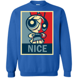 Sweatshirts Royal / S Nice Powerpuff Crewneck Sweatshirt