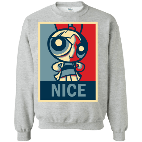 Sweatshirts Sport Grey / S Nice Powerpuff Crewneck Sweatshirt
