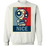 Sweatshirts White / S Nice Powerpuff Crewneck Sweatshirt