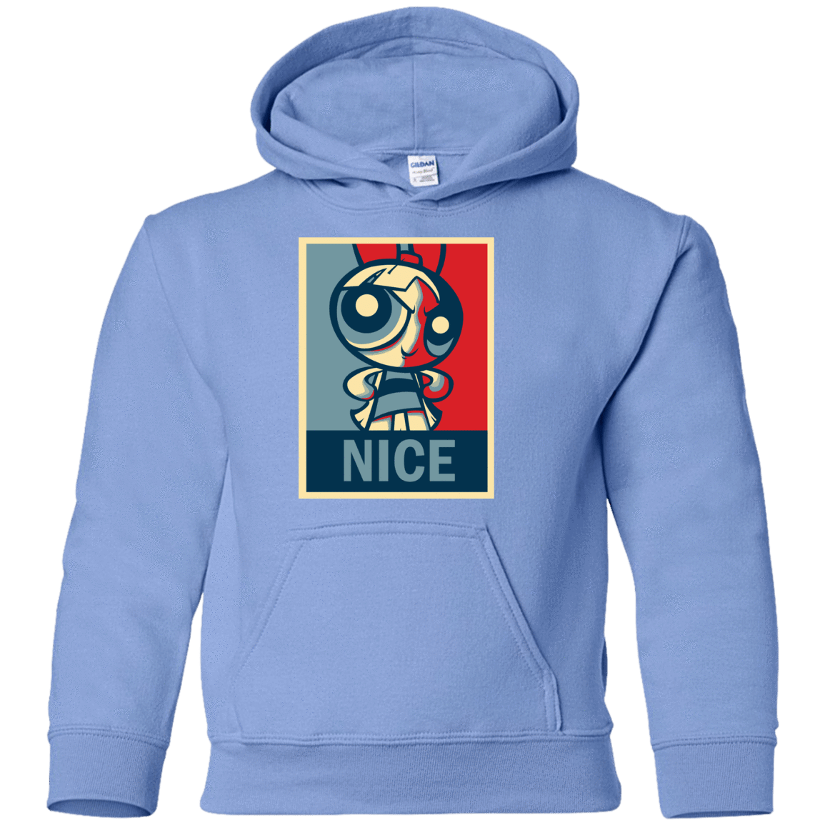 Sweatshirts Carolina Blue / YS Nice Powerpuff Youth Hoodie