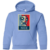 Sweatshirts Carolina Blue / YS Nice Powerpuff Youth Hoodie