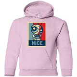 Sweatshirts Light Pink / YS Nice Powerpuff Youth Hoodie