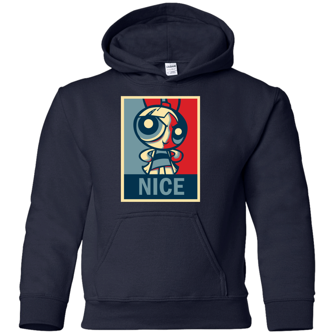Sweatshirts Navy / YS Nice Powerpuff Youth Hoodie