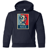Sweatshirts Navy / YS Nice Powerpuff Youth Hoodie