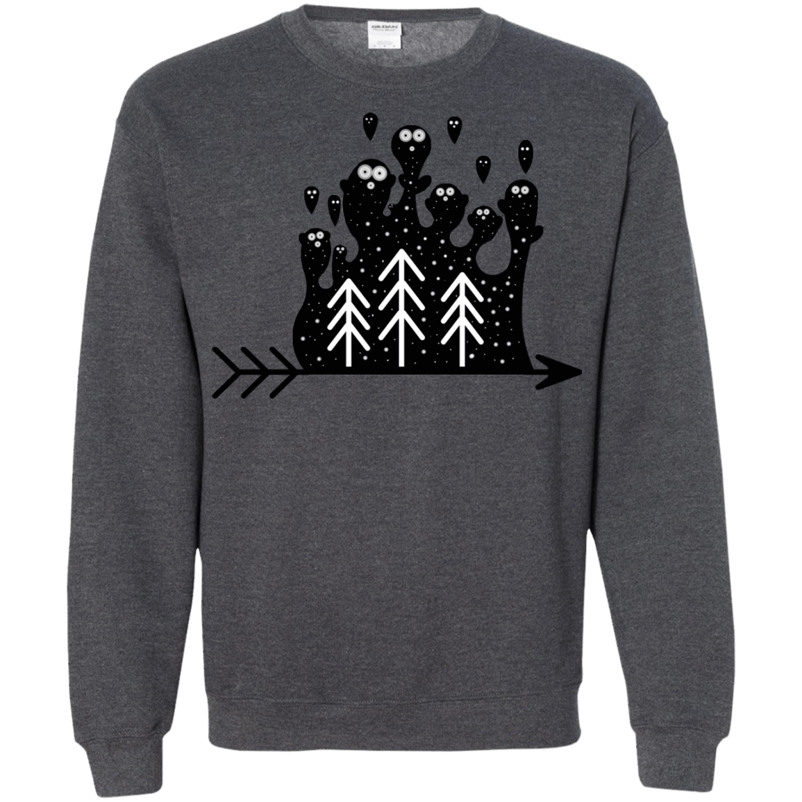 Sweatshirts Dark Heather / S Night Creatures Crewneck Sweatshirt