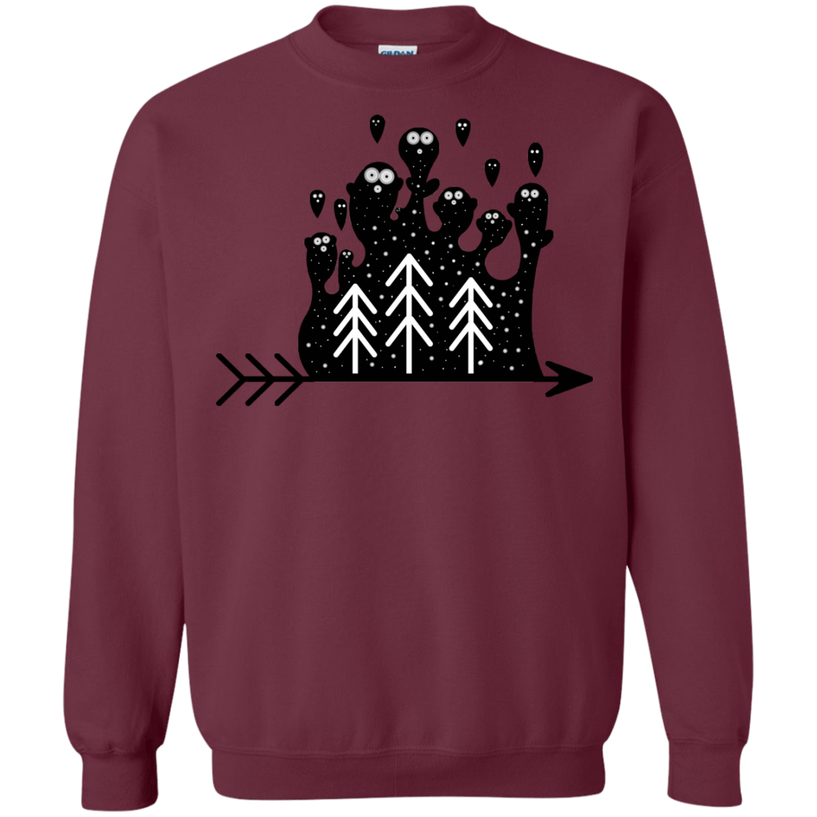 Sweatshirts Maroon / S Night Creatures Crewneck Sweatshirt