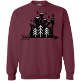 Sweatshirts Maroon / S Night Creatures Crewneck Sweatshirt