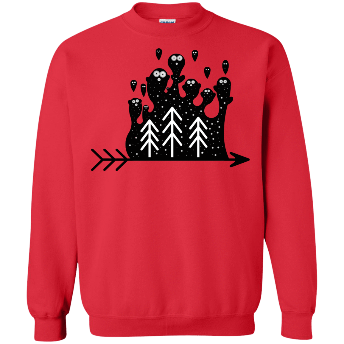 Sweatshirts Red / S Night Creatures Crewneck Sweatshirt