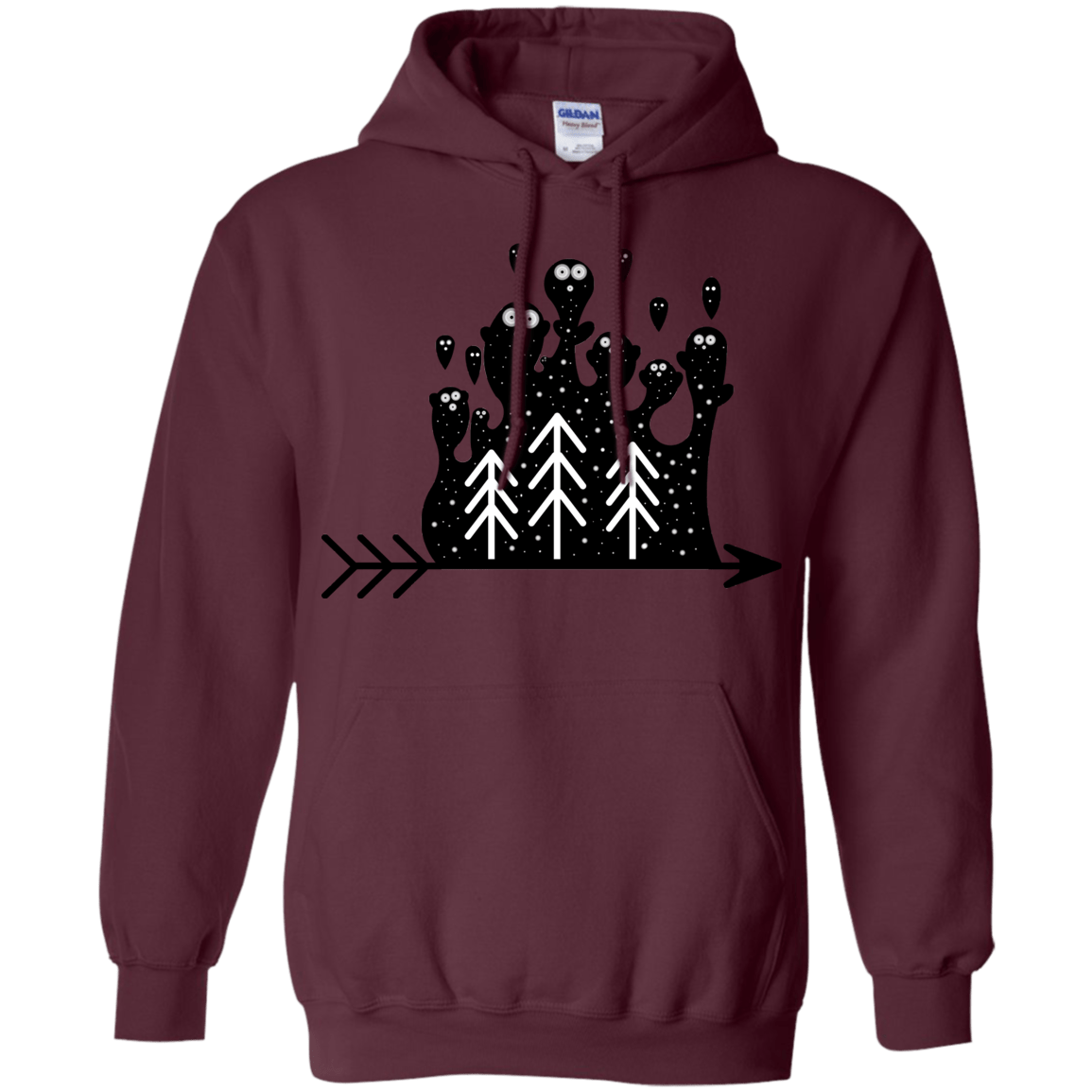 Sweatshirts Maroon / S Night Creatures Pullover Hoodie