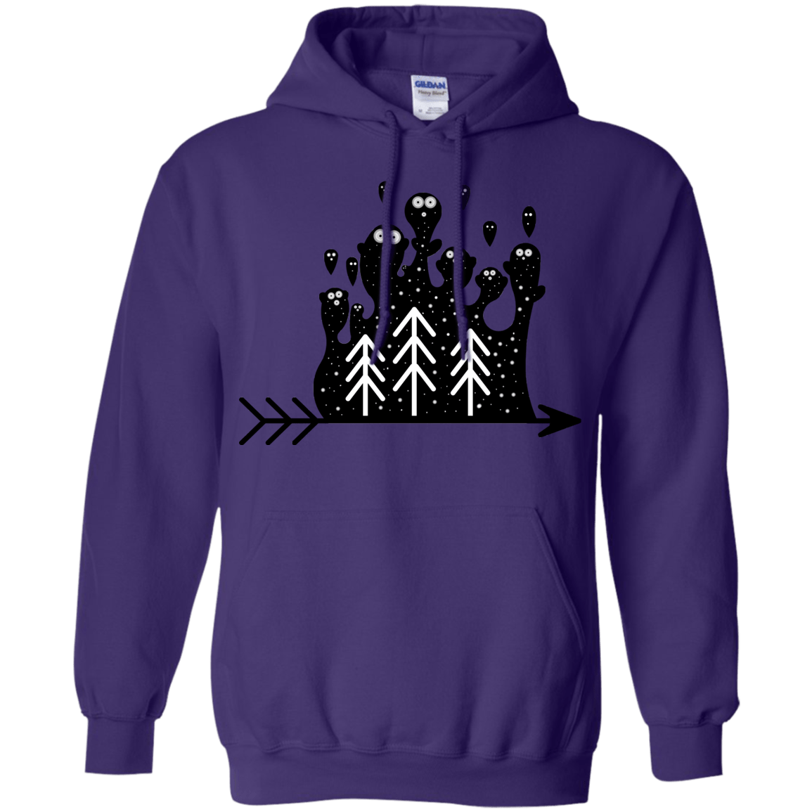 Sweatshirts Purple / S Night Creatures Pullover Hoodie
