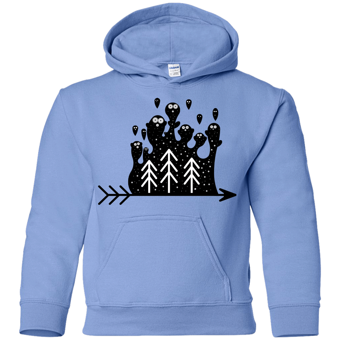 Sweatshirts Carolina Blue / YS Night Creatures Youth Hoodie
