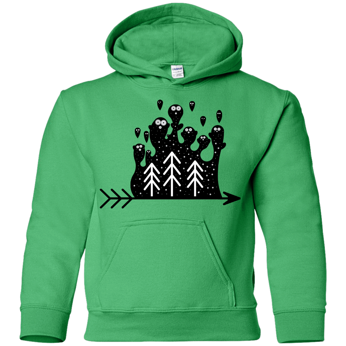 Sweatshirts Irish Green / YS Night Creatures Youth Hoodie
