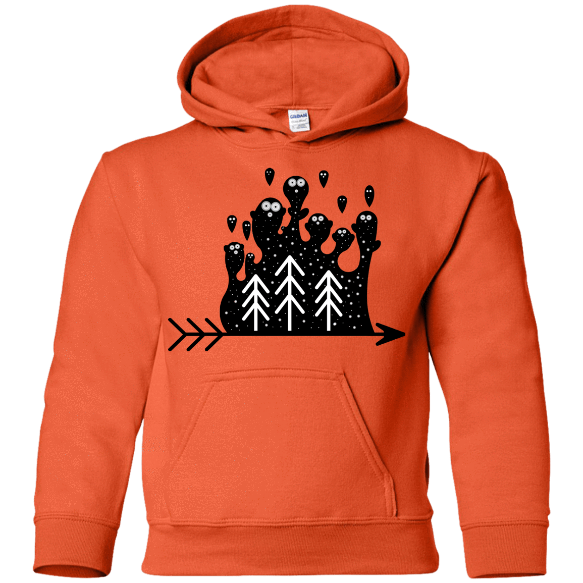 Sweatshirts Orange / YS Night Creatures Youth Hoodie