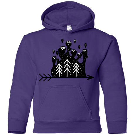 Sweatshirts Purple / YS Night Creatures Youth Hoodie