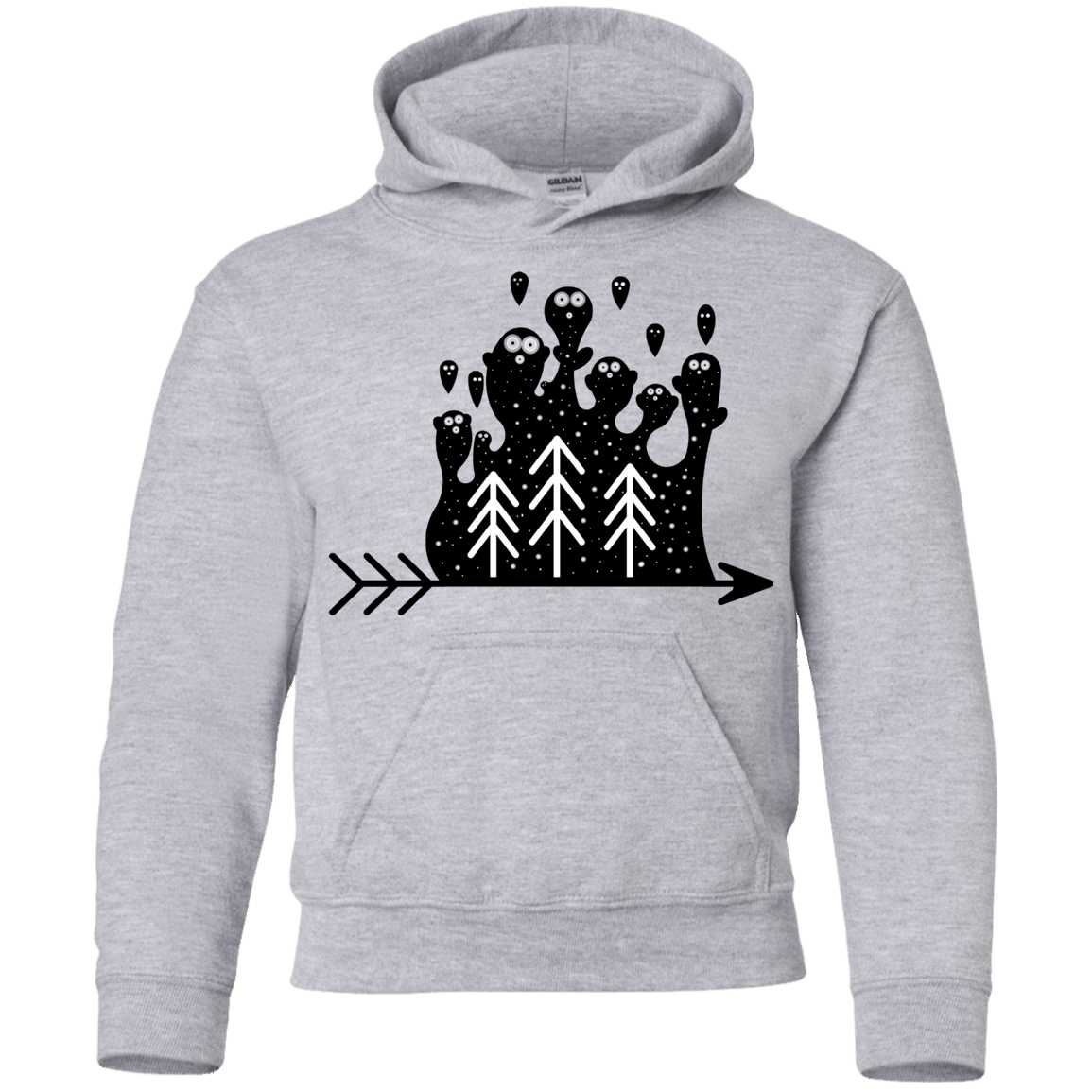 Sweatshirts Sport Grey / YS Night Creatures Youth Hoodie