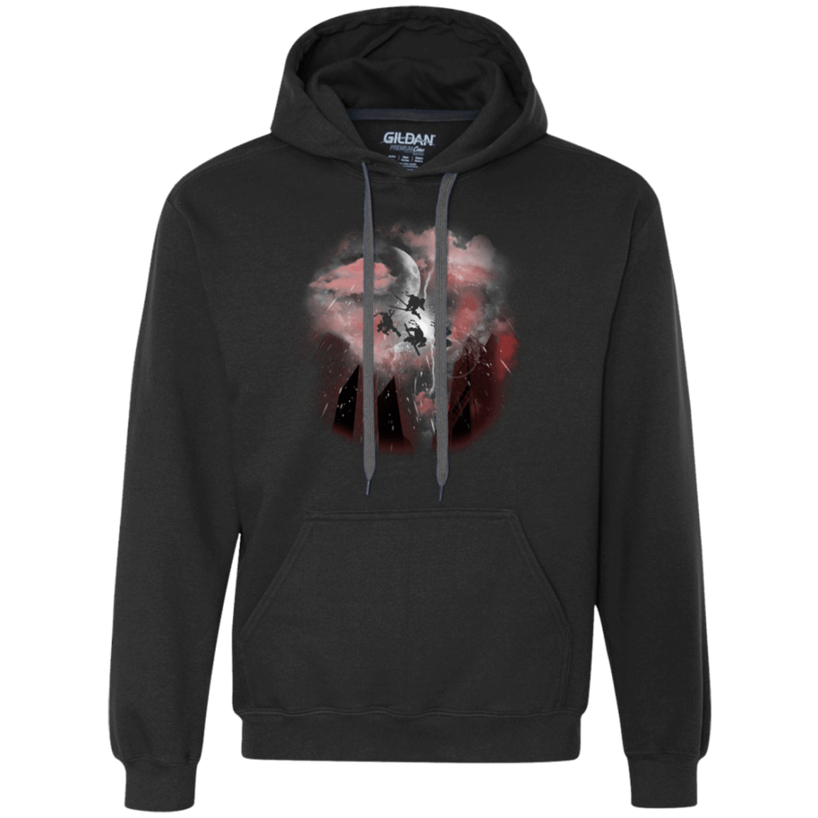 Sweatshirts Black / Small Night of the turtles Premium Fleece Hoodie