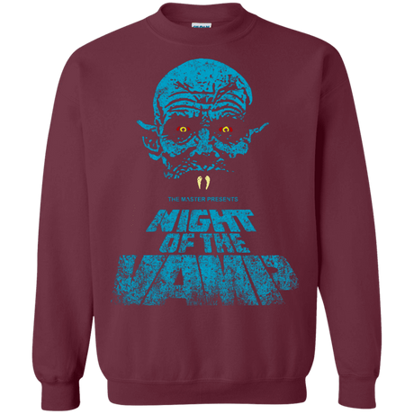 Sweatshirts Maroon / S Night Vamp Crewneck Sweatshirt