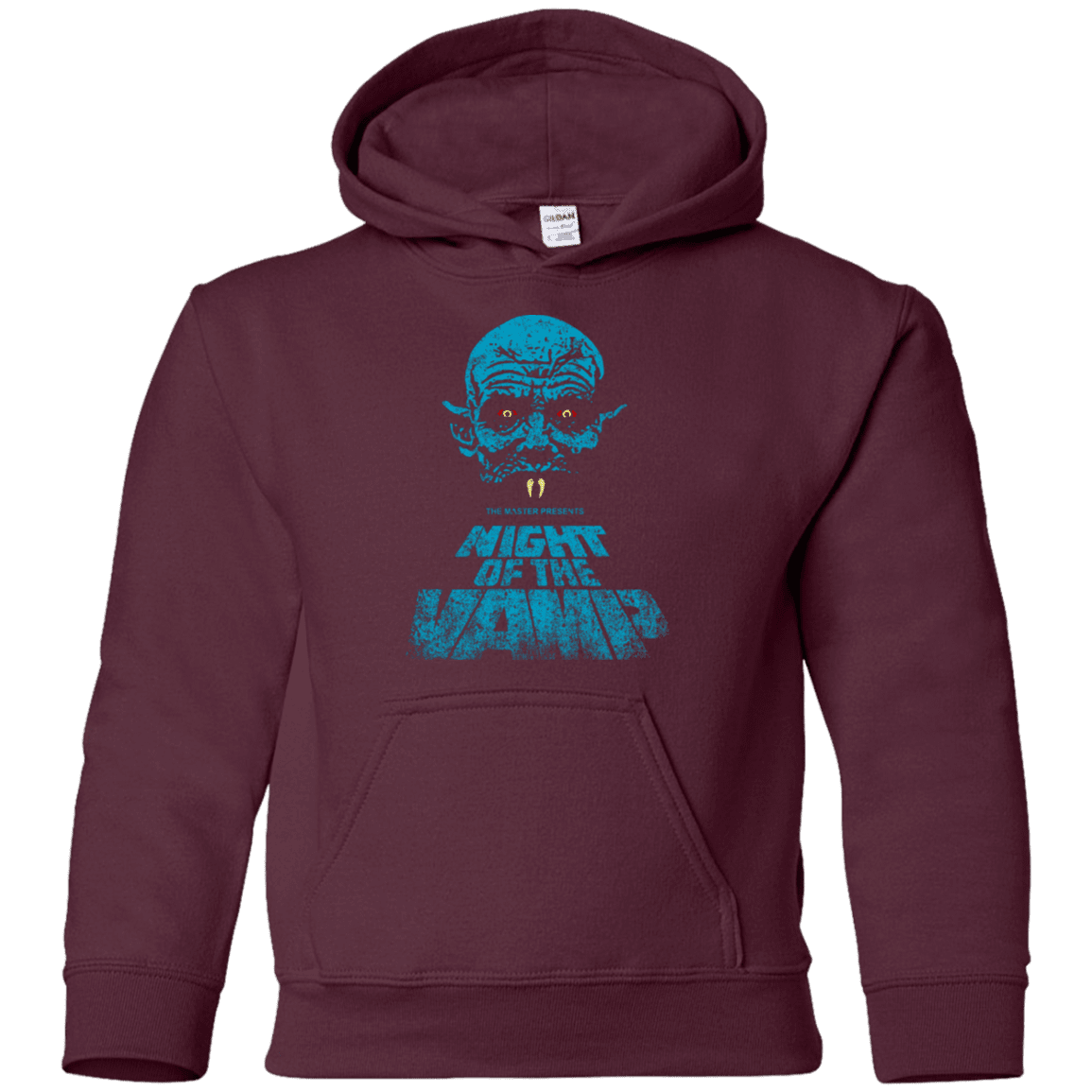 Sweatshirts Maroon / YS Night Vamp Youth Hoodie