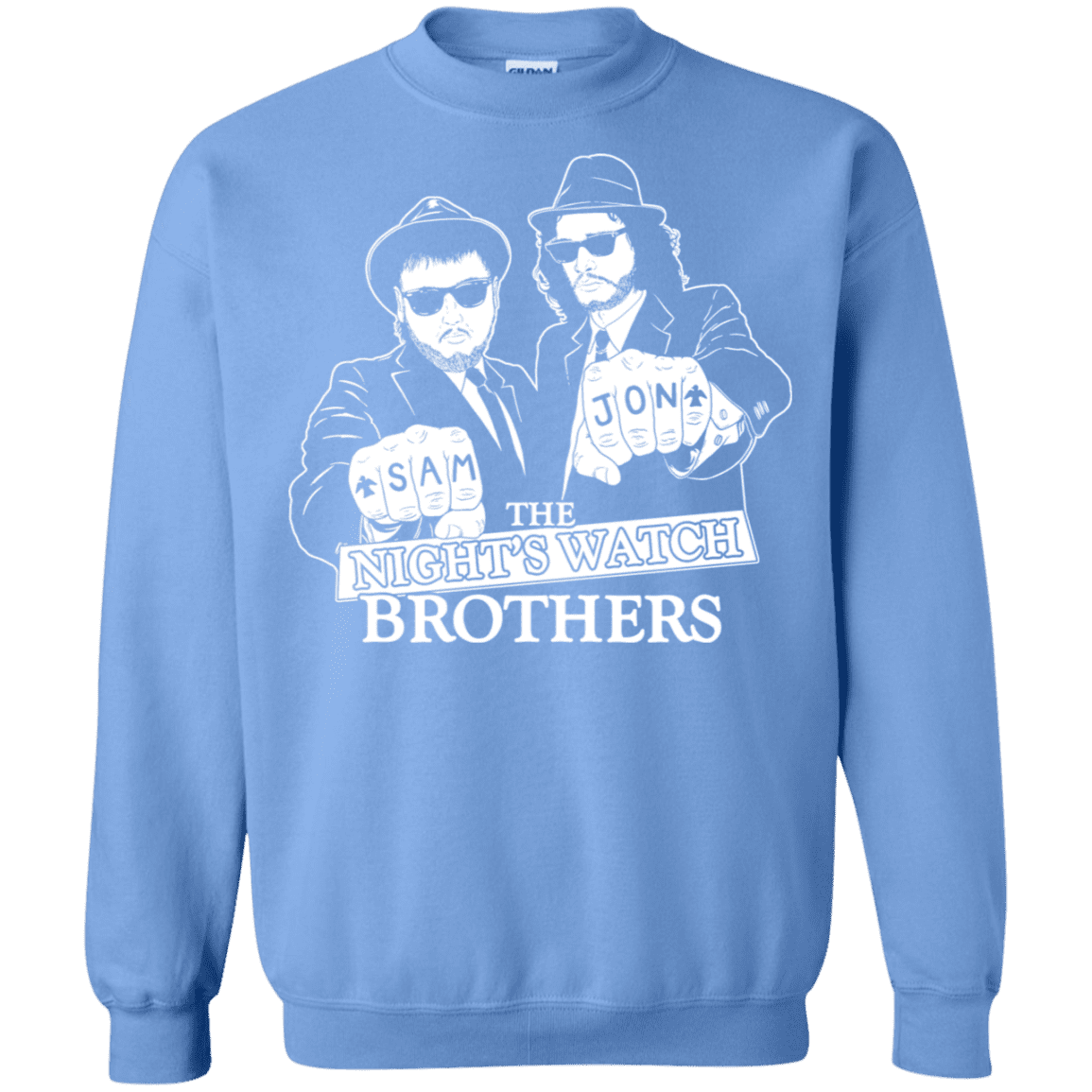 Sweatshirts Carolina Blue / S Night Watch Brothers Crewneck Sweatshirt