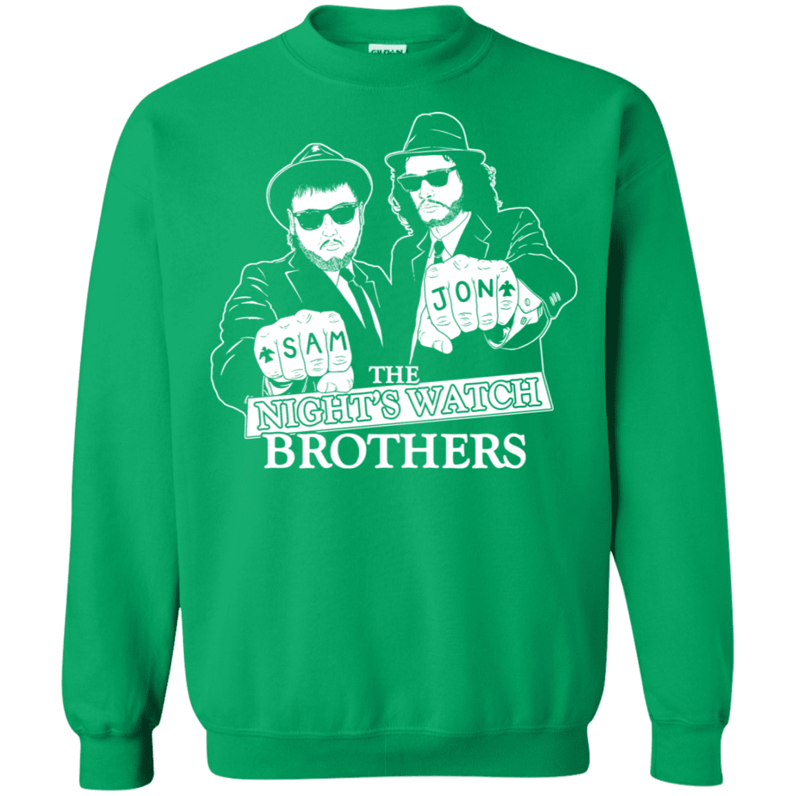 Sweatshirts Irish Green / S Night Watch Brothers Crewneck Sweatshirt