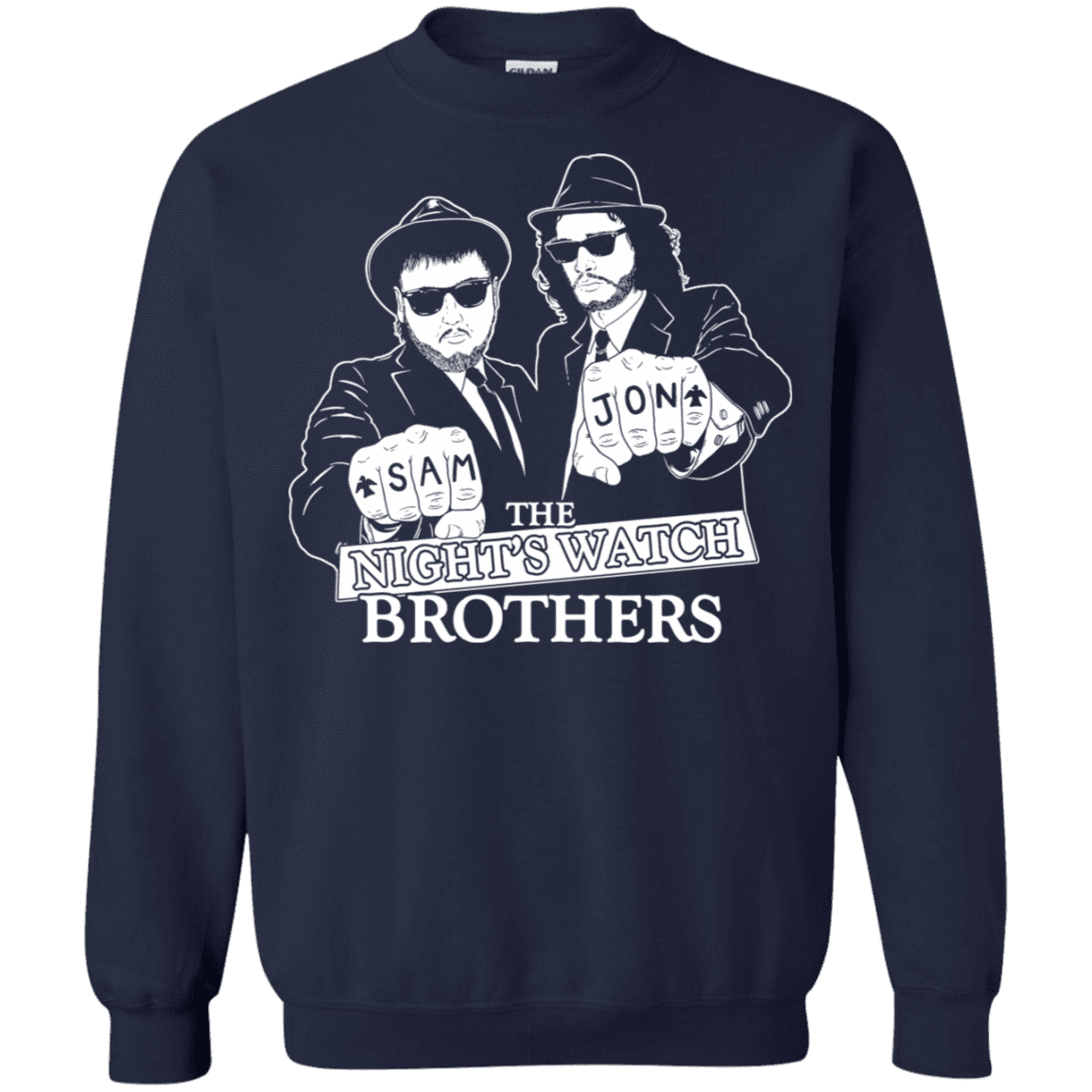 Sweatshirts Navy / S Night Watch Brothers Crewneck Sweatshirt