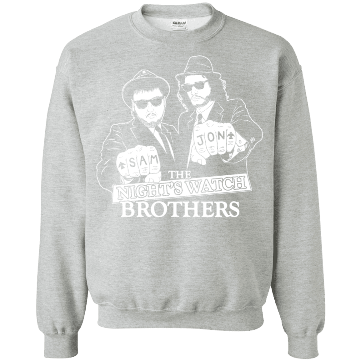 Sweatshirts Sport Grey / S Night Watch Brothers Crewneck Sweatshirt