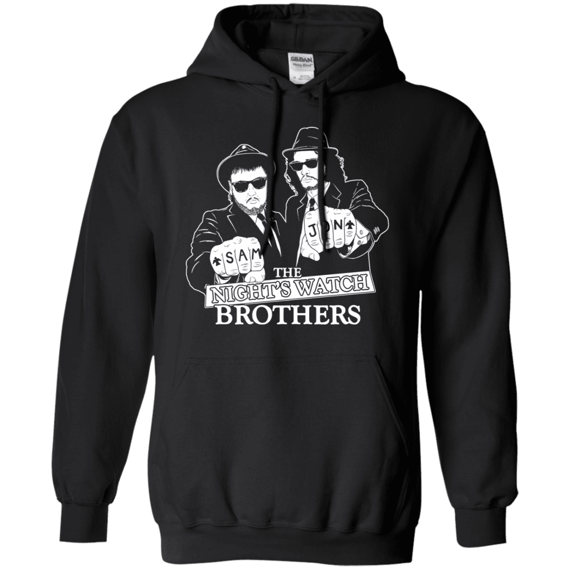 Sweatshirts Black / S Night Watch Brothers Pullover Hoodie