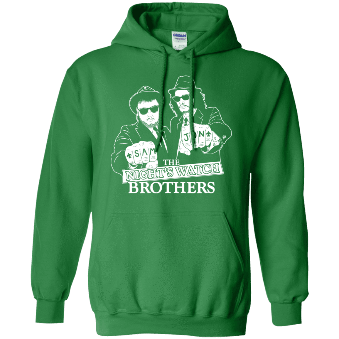 Sweatshirts Irish Green / S Night Watch Brothers Pullover Hoodie