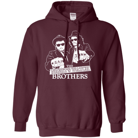 Sweatshirts Maroon / S Night Watch Brothers Pullover Hoodie