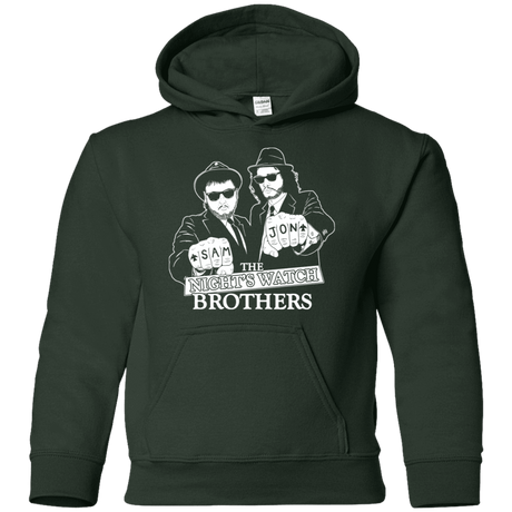 Sweatshirts Forest Green / YS Night Watch Brothers Youth Hoodie