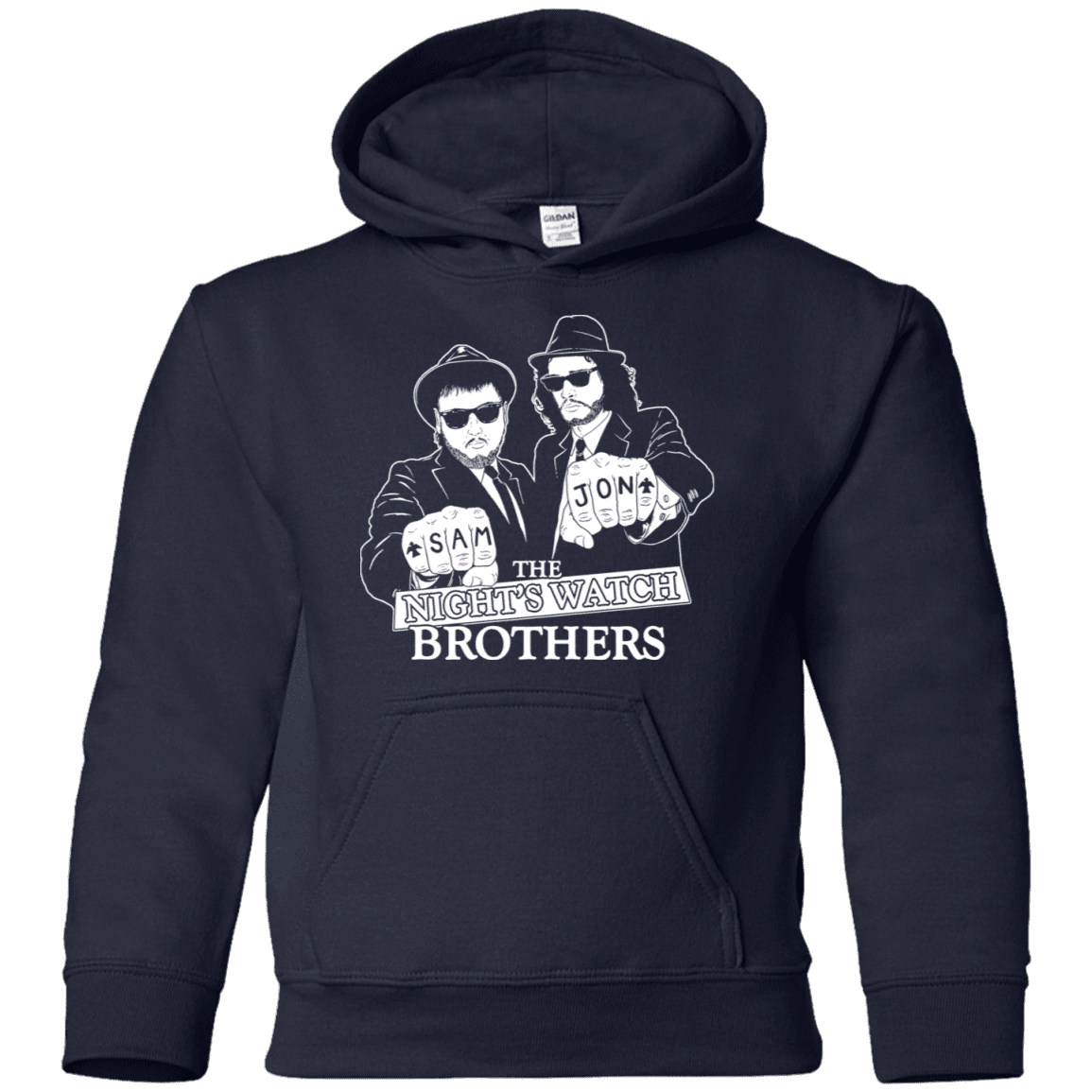 Sweatshirts Navy / YS Night Watch Brothers Youth Hoodie