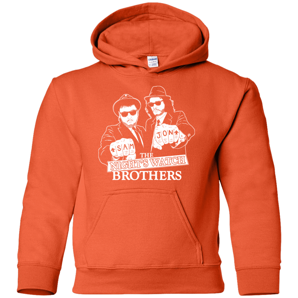 Sweatshirts Orange / YS Night Watch Brothers Youth Hoodie