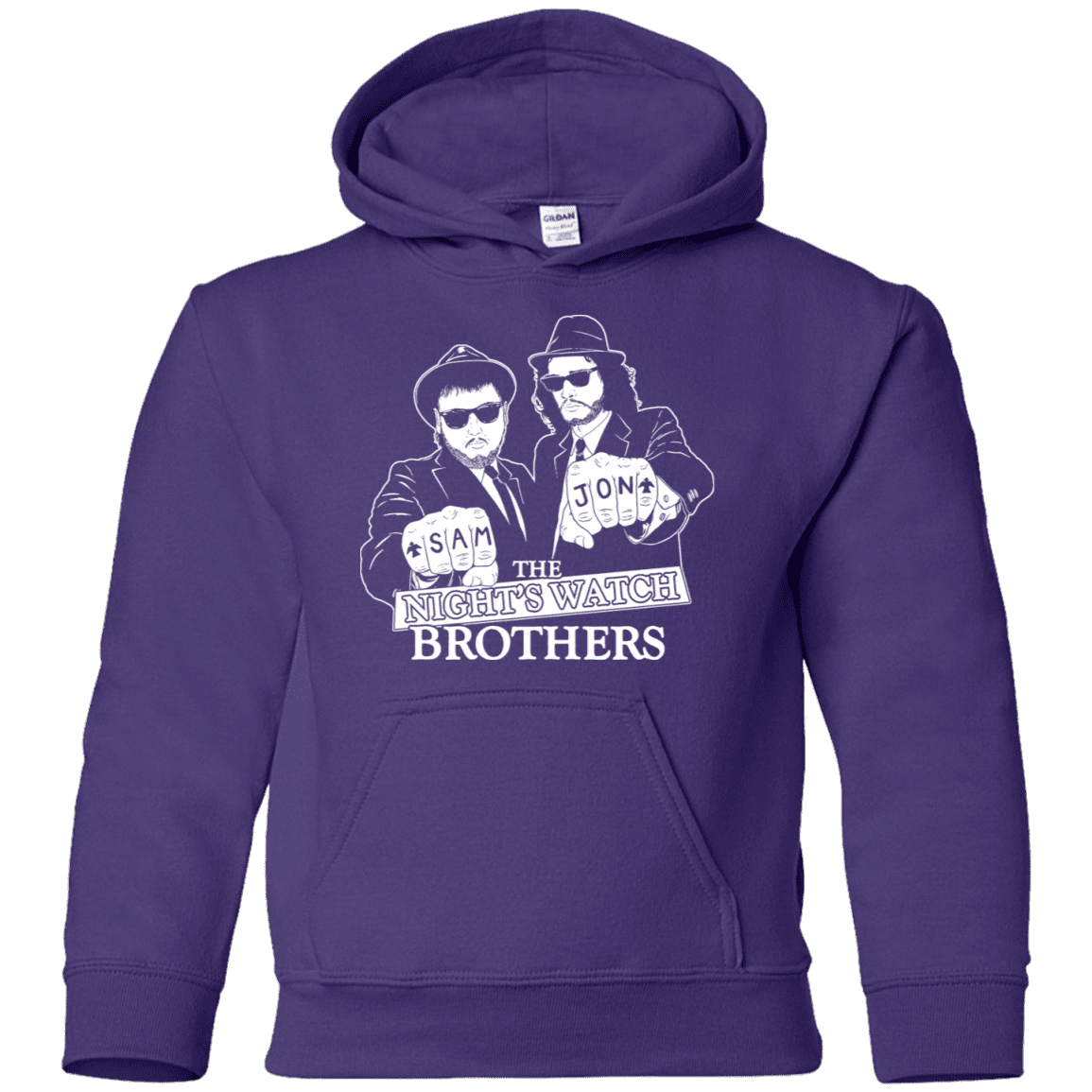 Sweatshirts Purple / YS Night Watch Brothers Youth Hoodie