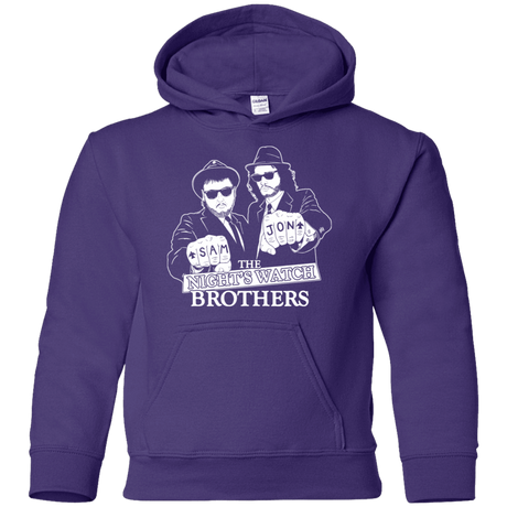 Sweatshirts Purple / YS Night Watch Brothers Youth Hoodie