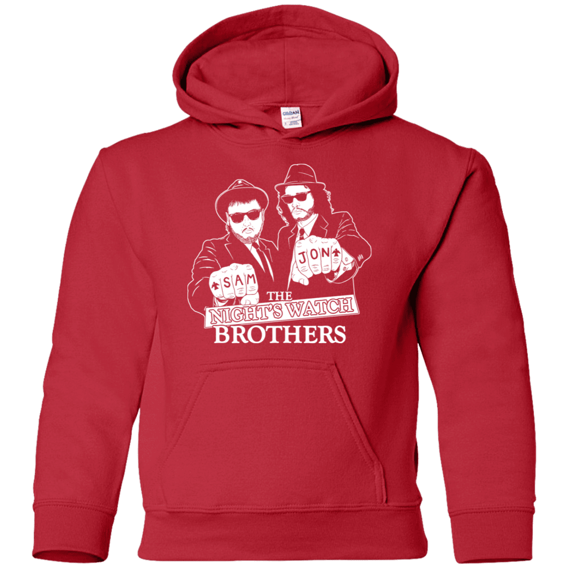 Sweatshirts Red / YS Night Watch Brothers Youth Hoodie