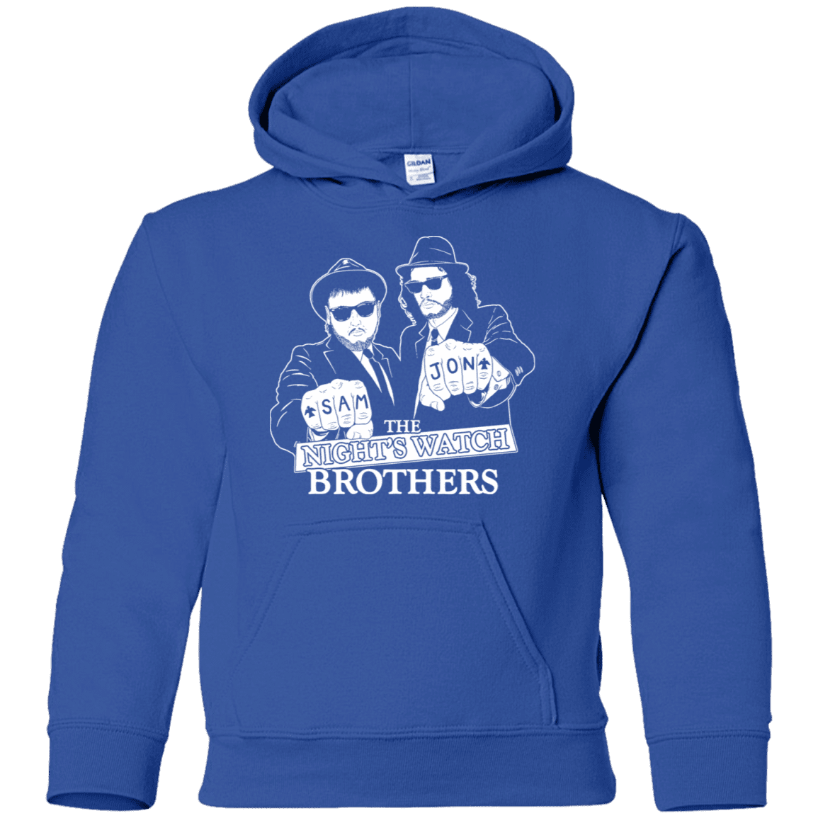 Sweatshirts Royal / YS Night Watch Brothers Youth Hoodie