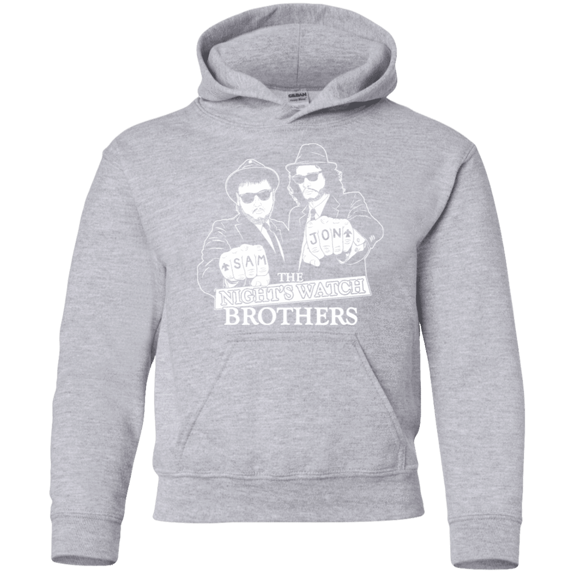 Sweatshirts Sport Grey / YS Night Watch Brothers Youth Hoodie