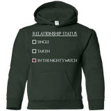 Sweatshirts Forest Green / YS Night watchs Youth Hoodie