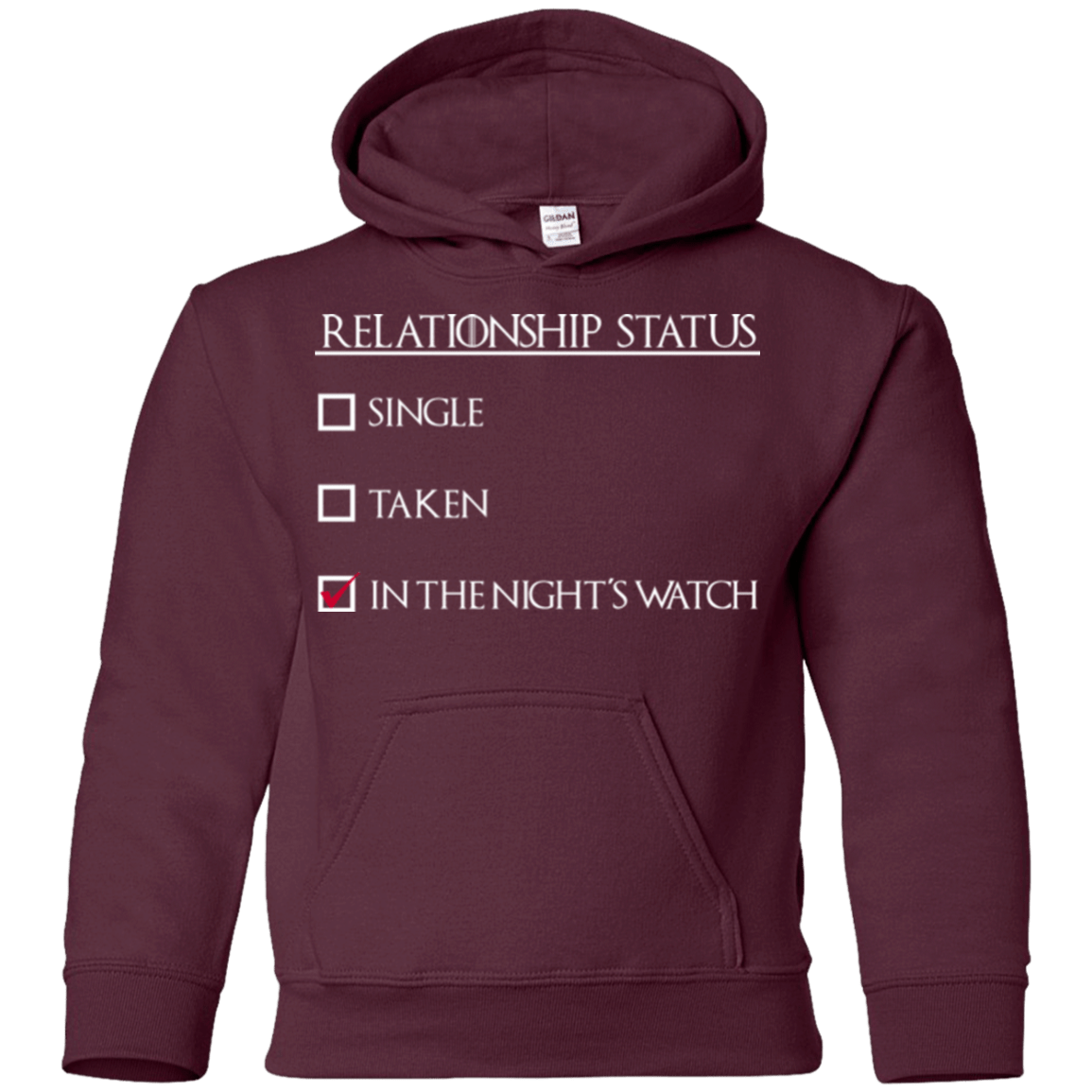 Sweatshirts Maroon / YS Night watchs Youth Hoodie