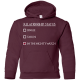 Sweatshirts Maroon / YS Night watchs Youth Hoodie