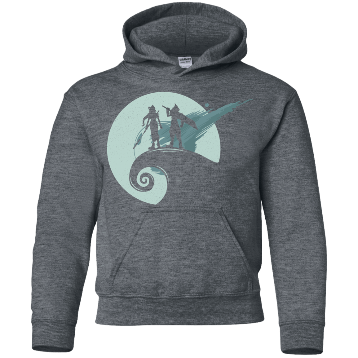 Sweatshirts Dark Heather / YS Nightmare Before Fantasy Youth Hoodie