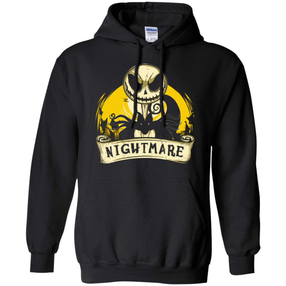 Sweatshirts Black / Small Nightmare scroll Pullover Hoodie
