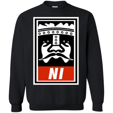 Sweatshirts Black / Small Niid to Obey Crewneck Sweatshirt