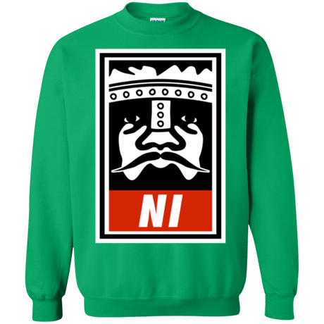 Sweatshirts Irish Green / Small Niid to Obey Crewneck Sweatshirt